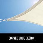 gorilla grip heavy duty sun shade sail for, front angle view