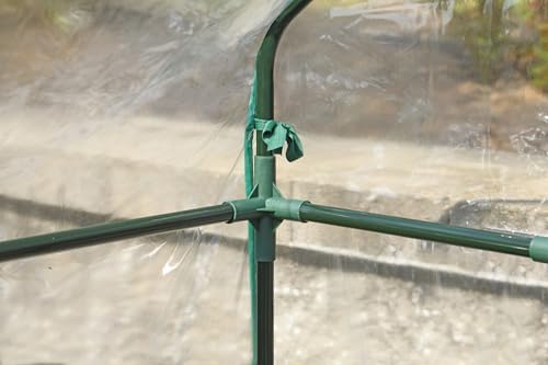 miracle-gro walk-in greenhouse, removable shelves, transparent, 4'8"x29", view 13