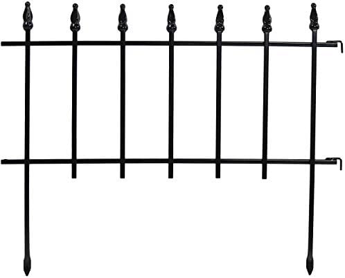 sunnydaze decorative garden fence border, 22" w x, view 10