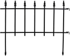 sunnydaze decorative garden fence border, 22" w x, view 10