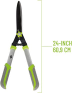 24-inch Hedge Shears, Non-Slip Handle, Adjustable tension knob – Garant