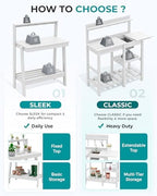 serwall outdoor potting bench with removable sink,gardening table,white shown in use