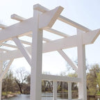dura-trel providence arbor, vinyl garden archway for outdoors, package contents