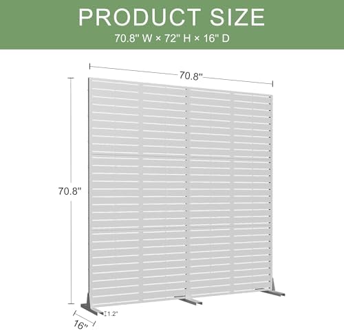 casaphoria 72" h x 35" w metal outdoor, package contents