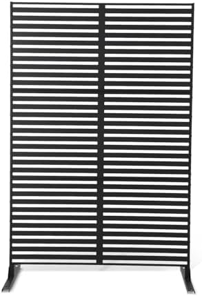 outdoor privacy screen, 48" w x 75" h on a desk or shelf