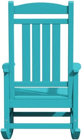 kingyes oversized outdoor rocking chair for adults, porch, view 11