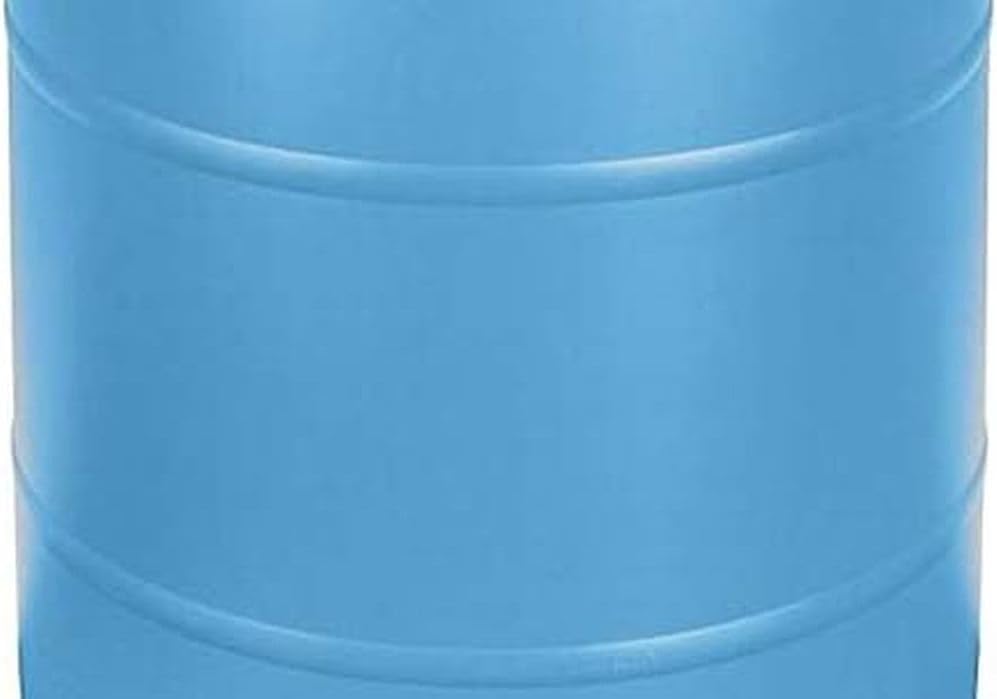 55 Gallon Blue Water Barrel | Solid Mold |2 Inch Bung Holes, Good for Long Term Drinking Water Use | BPA Free