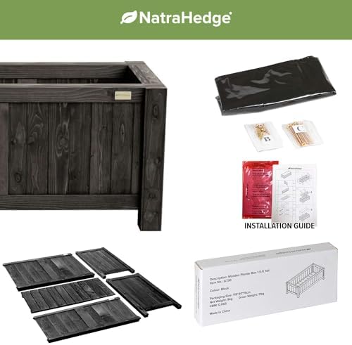 natrahedge (44" lx 15" w x 15" h on a desk or shelf