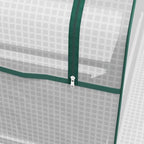 outsunny 4 x 3 x 1ft raised garden, front angle view
