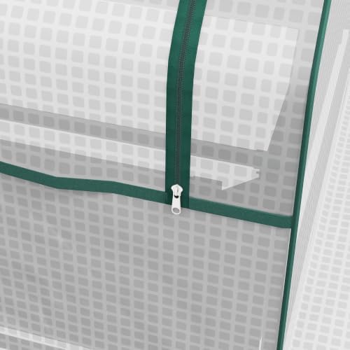 outsunny 4 x 3 x 1ft raised garden, front angle view