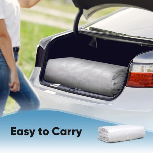 quictent 10x20 ft carport replacement tarp canopy top on a desk or shelf