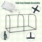 happygrill portable mini greenhouse with waterproof sun-protective pe, package contents
