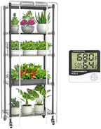 mini 5-tier greenhouse for indoor, 23.2" l×13.4" w×61.4", main product view