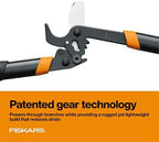 fiskars 18” powergear2 garden bypass loppers, 1.5" capacity, close-up detail