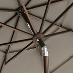 eliteshade usa 10-year-non-fading 9ft 3-tier market patio umbrella, view 9