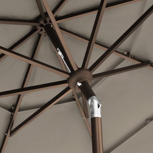 eliteshade usa 10-year-non-fading 9ft 3-tier market patio umbrella, view 9