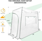 eagle peak 9x4 easy setup pop up greenhouse, close-up detail