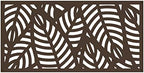 barrette outdoor living 2'x4' black and umber sanibel showing dimensions