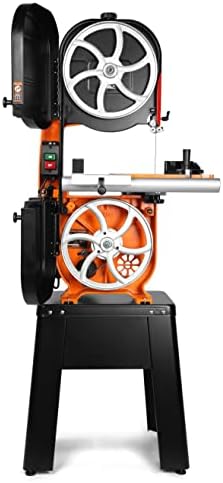 wen industrial band saw, 14-inch, 1 hp dual-voltage, side view