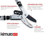 kimura® pro heavy duty garden loppers - 25-37" shown in use