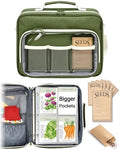 seed storage organizer bag, seed envelopes binder, homesteading, main product view