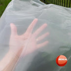 resilia clear greenhouse sheeting - uv-protected, heavy-duty gauge showing dimensions