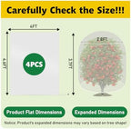 evoio 4 pcs garden plant fruit tree bird, package contents