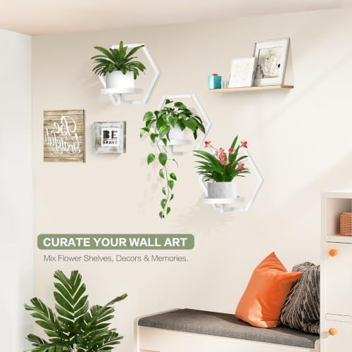 3 packs wall planters for indoor plants, 5.9inch, package contents