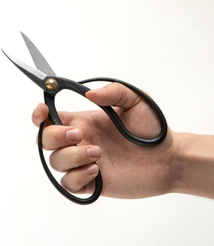 senkichikin bonsai scissors 7in (180mm) – made in on a desk or shelf