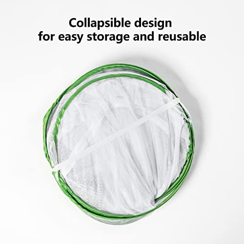 36" outdoor mesh plant enclosure, plant cover for showing dimensions