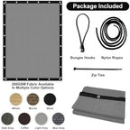 artpuch 90% sun shade cloth, 8 x 8 on a desk or shelf