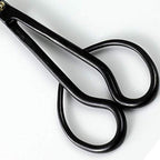 wazakura satsuki bonsai scissors 7in, japanese carbon steel on a desk or shelf