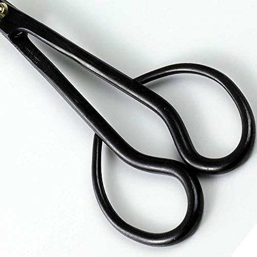 wazakura satsuki bonsai scissors 7in, japanese carbon steel on a desk or shelf