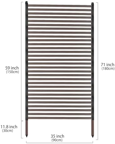 twira outdoor privacy screen 35" x 71", privacy shown in use