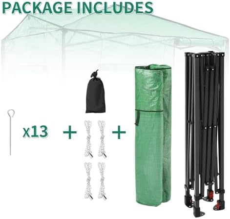 eagle peak 6x8 easy setup pop up greenhouse, view 9