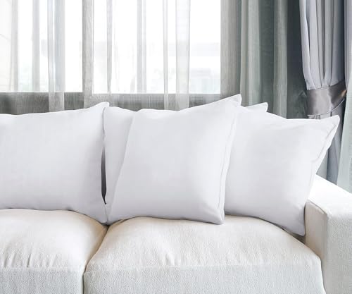 utopia bedding throw pillows (set of 4, white), main product view