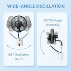 rovsun 26inch wall mount misting fan with bldc, package contents