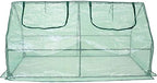 sunnydaze outdoor portable mini cloche greenhouse with 2, view 9