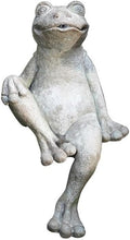 Whimsical Animal Pond Spitter, Outdoor Water Fountain with Pump and Hose, Antique Style Garden Water Fountain for Patio, Yard, Pond and Indoor Decor(Large)