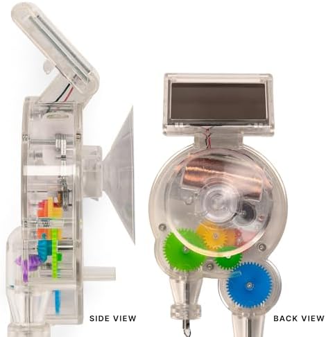 kikkerland solar powered rainbow maker – prism suncatcher on a desk or shelf