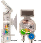 kikkerland solar powered rainbow maker – prism suncatcher on a desk or shelf