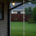 10.3ft lotus rain chains for outside gutters, eaves, package contents