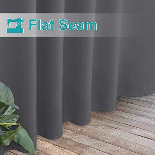 nicetown 2 panels patio curtains outdoor waterproof 84 on a desk or shelf