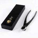 wazakura bonsai tool kit, satsuki scissors and concave, front angle view
