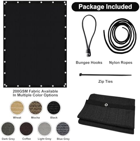 artpuch 90% sun shade cloth, 10 x 16 on a desk or shelf