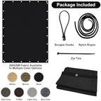 artpuch 90% sun shade cloth, 5 x 16 on a desk or shelf