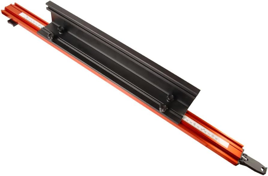24 inch straight edge guide clamp with band shown in use