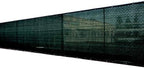 6' x 50' 3rd gen black fence privacy, close-up detail