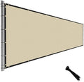 tang fence privacy screen beige 6 feet x, main product view