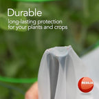 resilia clear greenhouse sheeting - uv-protected, heavy-duty gauge, front angle view